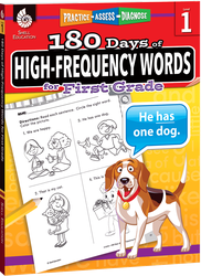 180 Days of High-Frequency Words for First Grade