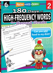 180 Days of High-Frequency Words for Second Grade