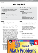 Geometry Leveled Problems: What Shape Am I?