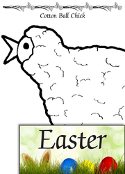 Easter Activities: Cotton Ball Chick and Other Art Activities