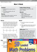 Number and Operations in Base Ten Leveled Problems: Fractions and Number Lines