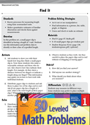 Measurement and Data Leveled Problem: Measuring Length: Find It