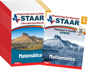 Practicing for Success: STAAR Mathematics Grade 5 25-Pack (Spanish Version)