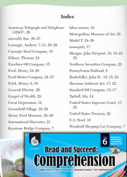 Index Passages and Questions: Read & Succeed Comprehension Level 6