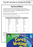 Writing Lesson: Using Prepositions to Add Details Level 5