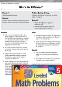 Number and Operations with Fractions Leveled Problems: Subtracting Mixed Numbers