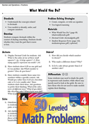 Number and Operations with Fractions Leveled Problems: Comparing Decimals