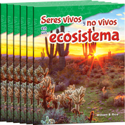 Seres vivos y no vivos en un ecosistema Guided Reading 6-Pack