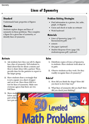 Geometry Leveled Problems: Lines of Symmetry