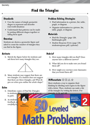 Geometry Leveled Problems: Count the triangles in a shape