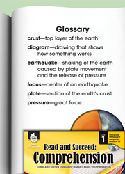 Glossary Passages and Questions: Read & Succeed Comprehension Level 1