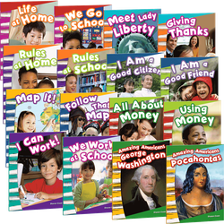 Primary Source Readers Grade K 6-Pack Collection (16 Titles, 96 Readers)