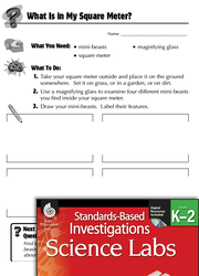 Quick Science Lab: What Is in My Square Meter? Grades K-2