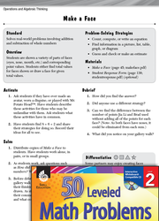 Operations and Algebraic Thinking Leveled Problems: Addition and Subtraction