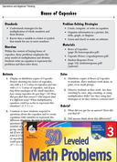 Operations and Algebraic Thinking Leveled Problems: Array Models