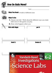 Quick Science Lab: How Do Balls Move? Grades K-2