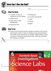 Quick Science Lab: How Can I Use the Sun? Grades K-2