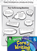 Writing Lesson: Teacher and Peer Conferences Level 5