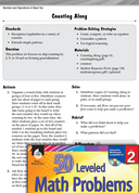 Number and Operations in Base Ten Leveled Problems: Count By Twos, Fives, Tens
