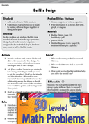 Geometry Leveled Problem: 2-D Shapes: Build a Design