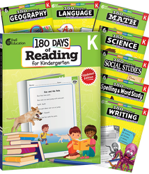 180 Days™ Bundle Grade K: 8-Book Set