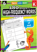 180 Days of High-Frequency Words for Kindergarten