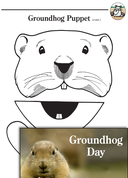 Groundhog Day Puppet Art Activity