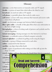 Glossary Passages and Questions: Read & Succeed Comprehension Level 4