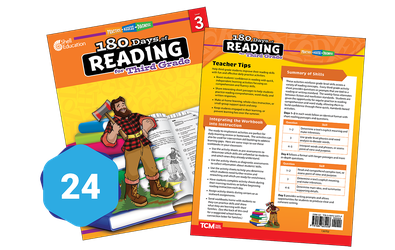 180 Days of Reading for Third Grade 24-Book Set