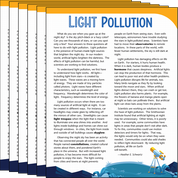 Light Pollution Text Card 6-Pack