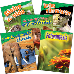 Life Science Grade 3 Spanish: 5-Book Set