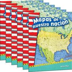 Mapas de nuestra nacion 6-Pack for California