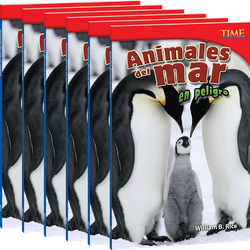 Animales del mar en peligro Guided Reading 6-Pack