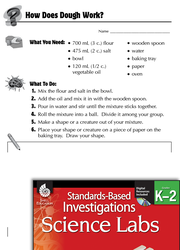 Quick Science Lab: How Does Dough Work? Grades K-2