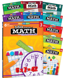 180 Days of Math PK-8:  10-Book Set