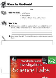 Quick Science Lab: Where Are Mini-Beasts? Grades K-2